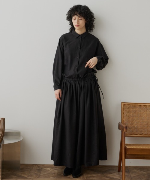 Libra Cue（リブラ キュー） ワンピース ブラウジングロングワンピース