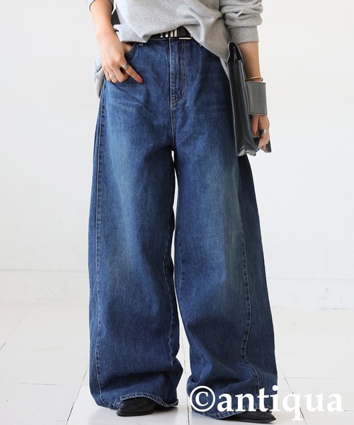 YO49 レディース Radyセット　ダメージ加工　スキーム デニムパンツ　サイズいろいろ　業者向け　6枚セット　まとめ売り　卸売 SALEセットアップ アンティカantiqua☆味わいデニム”パーツひとつずつが表情を持つ UPTOP Iron wedge radyレディ（レディースファッション）の通販