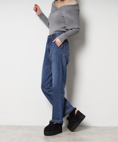 「ESPERANZA」 フラットサンダル L ブラック レディース_画像5