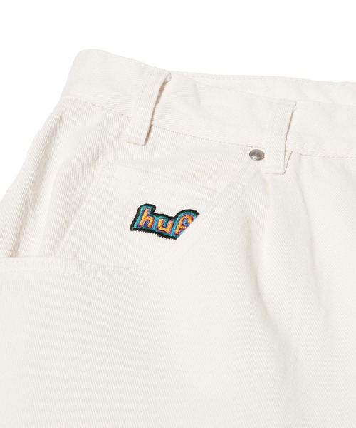 「HUF」 デニムハーフパンツ 34inch ブラック系その他 メンズの画像