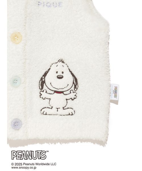 Gelato Pique スヌーピー　ベビモコベスト gelato pique（ジェラートピケ） ベビー 「PEANUTS PUPPIES」「BABY