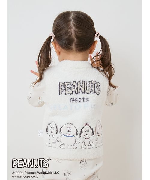 Gelato Pique スヌーピー　ベビモコベスト gelato pique（ジェラートピケ） ベビー 「PEANUTS PUPPIES」「BABY