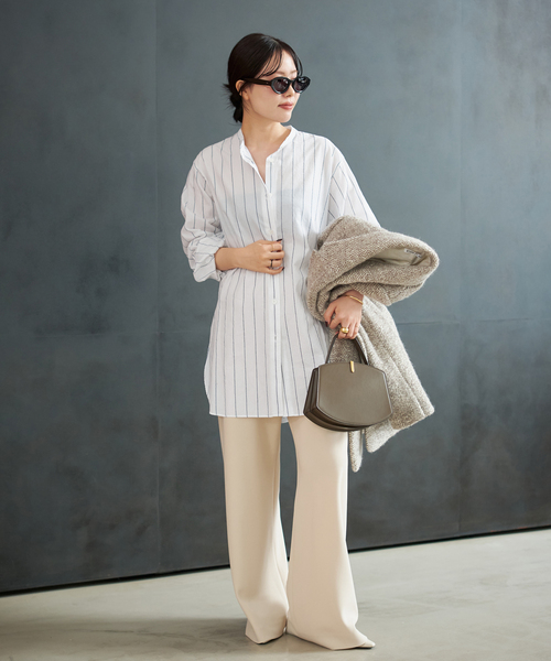 plage（プラージュ） ブラウス シャツ R'IAM ストライプシャツ