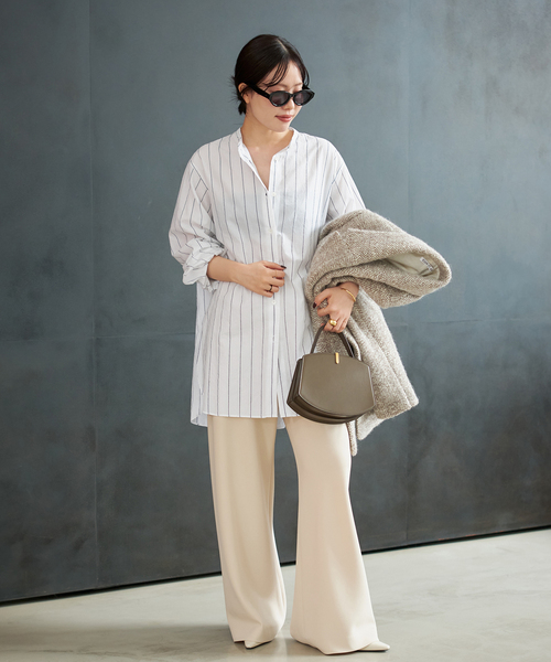 plage（プラージュ） ブラウス シャツ R'IAM ストライプシャツ