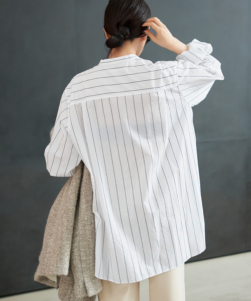 plage（プラージュ） ブラウス シャツ R'IAM ストライプシャツ