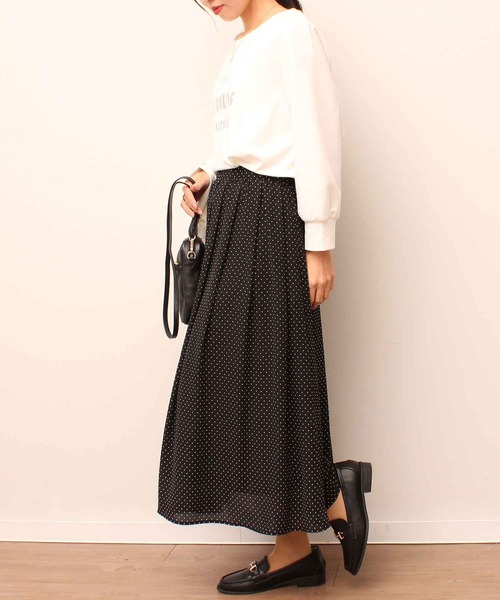 「MB mint breeze」 ロングスカート 3L ブルー レディース_画像5