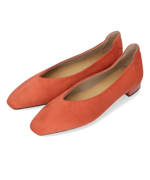 「WA ORiental TRaffic」 フラットパンプス 38 オレンジ レディース_画像8