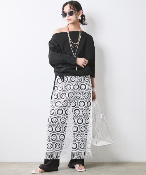 CHIC STYLE（シックスタイル） スカート レースオーバースカート