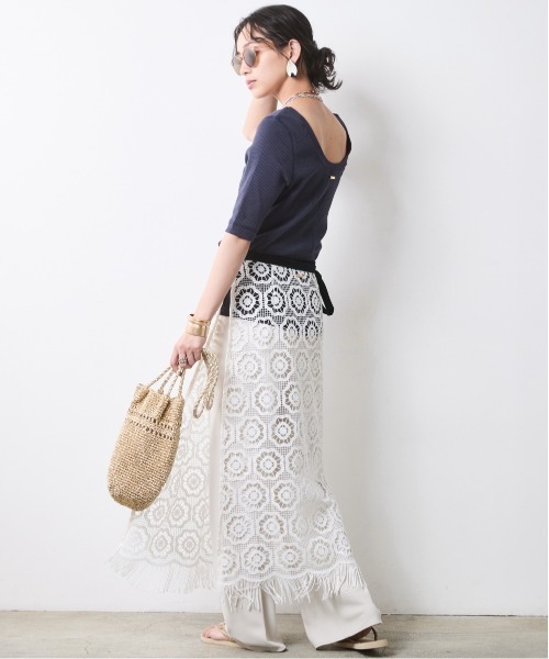 CHIC STYLE（シックスタイル） スカート レースオーバースカート