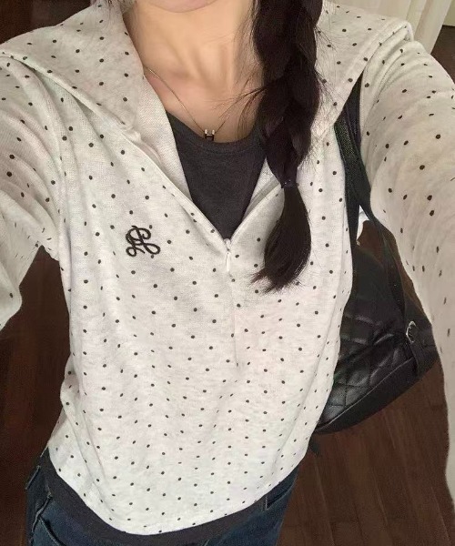 tシャツ セーラーカラーレイヤードトップス レディース | LACーVERT | 09