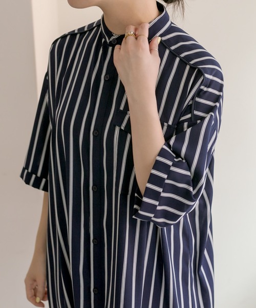 ear PAPILLONNER（イア パピヨネ） 「sumi style」7分袖ワンピース