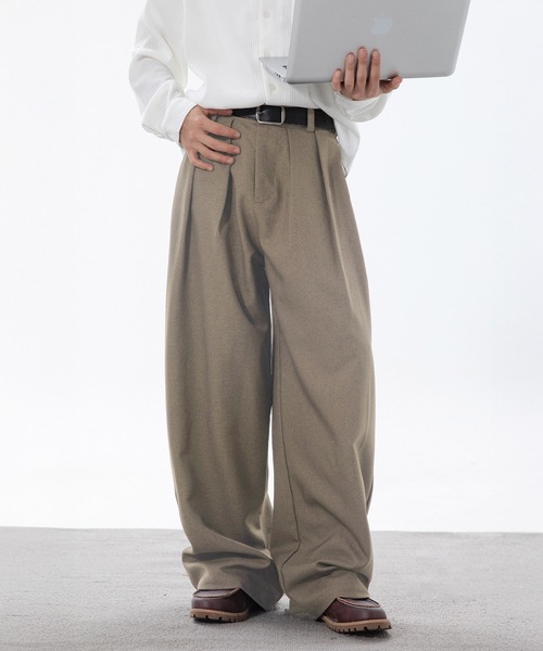 CORPUS TOKYO（コーパス トーキョー） ワイドパンツ スラックス ダブル