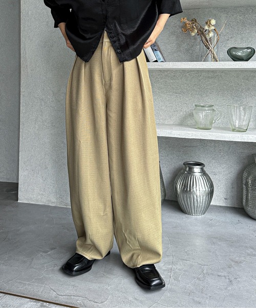 feepur（フェピュール） スラックス SMALL ベージュ レディース