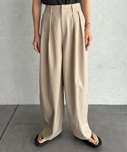 feepur（フェピュール） スラックス SMALL ベージュ レディース