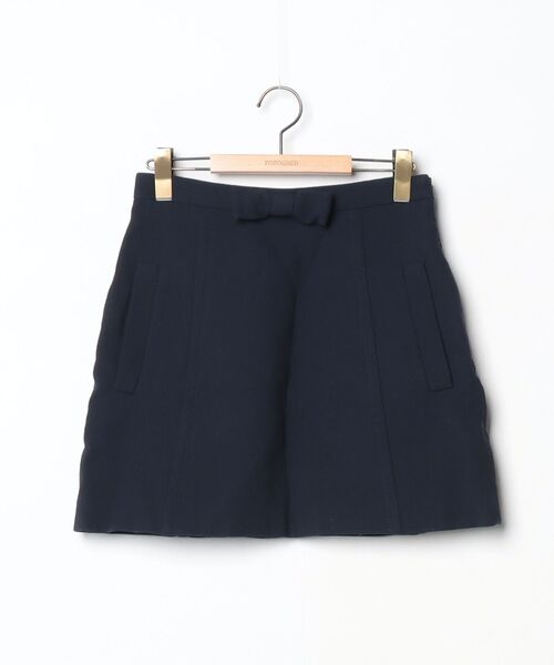 MIU MIU ミュウミュウ ミニスカート プリーツ ネイビー 42 miu miu