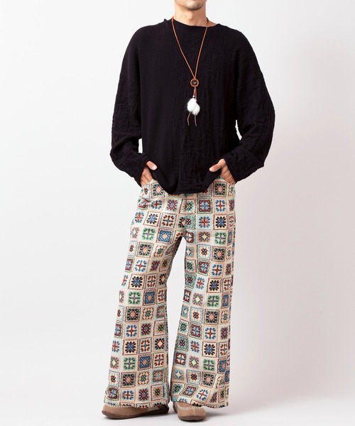 チャイハネ（CAYHANE） パンツ 「チャイハネ」シェピMEN'Sベルボトム