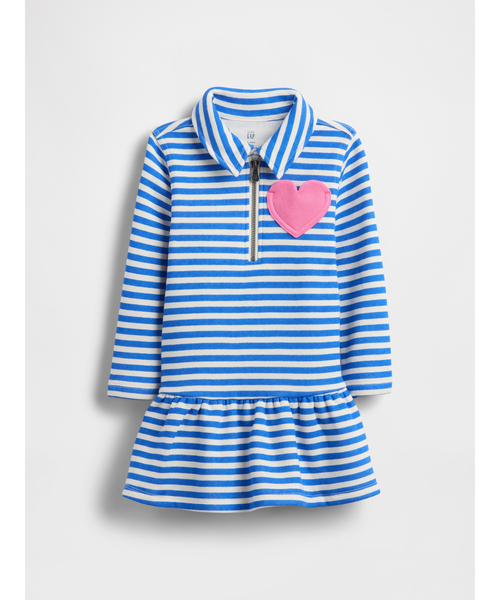 GAP（ギャップ） ワンピース ハーフジップ プルオーバー スウェット