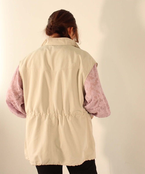 「toucher du brise」 ベスト M カーキ レディース_画像9