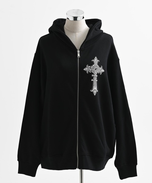 REFLEM 長袖パーカー黒ハイネックTRAVAS TOKYOトラバストーキョー TRAVAS TOKYO（トラバストーキョー） パーカー 「TRAVAS TOKYO