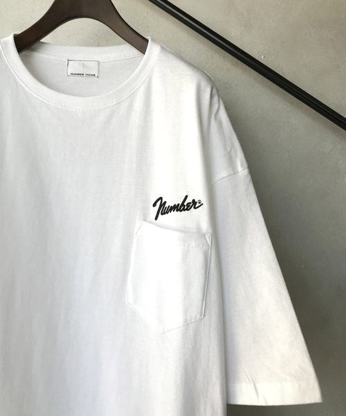 「NUMBER (N)INE」 半袖Tシャツ 2 ホワイト メンズ_画像4