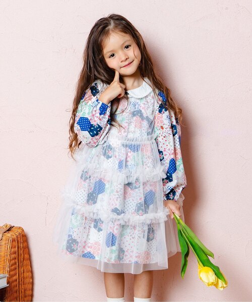Boribon ワンピース ミニョンドレス キッズ 子供服 女の子 : ZOZOTOWN