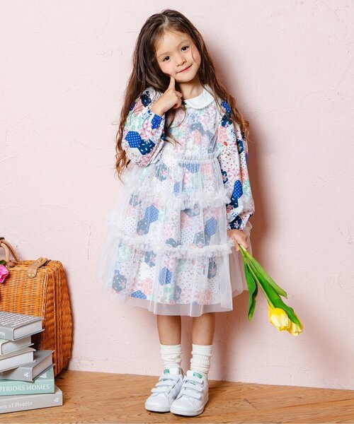 Boribon ワンピース ミニョンドレス キッズ 子供服 女の子 : ZOZOTOWN