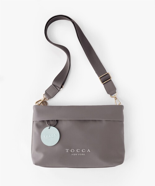 TOCCA グレー 2wayトートバッグ ショルダーバッグ　新品 TOCCA（トッカ） ショルダーバッグ F グレー レディース : ZOZOTOWN