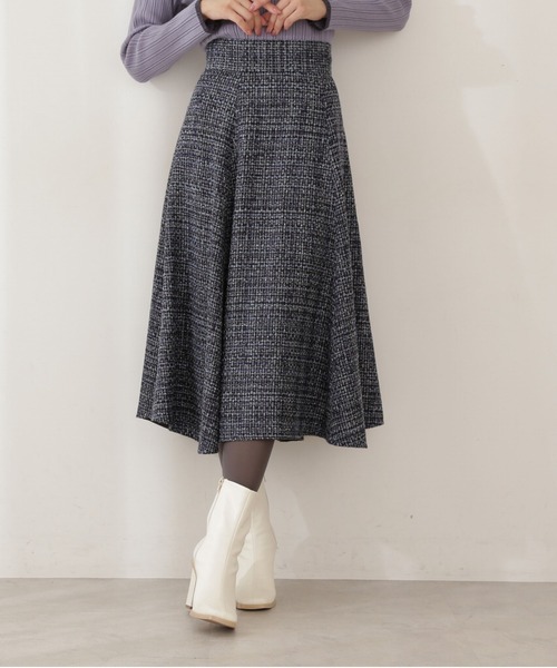 「PROPORTION BODY DRESSING」 ロングスカート SMALL グレー レディース_画像4