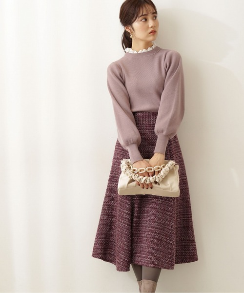 「PROPORTION BODY DRESSING」 ロングスカート SMALL グレー レディース_画像5