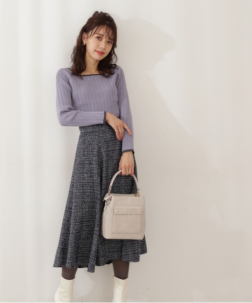 「PROPORTION BODY DRESSING」 ロングスカート SMALL グレー レディース_画像6