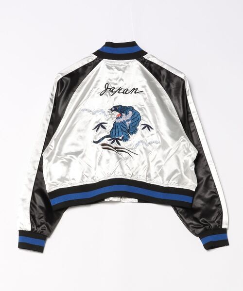 「jouetie」 スカジャン MEDIUM オフホワイト レディース_画像2