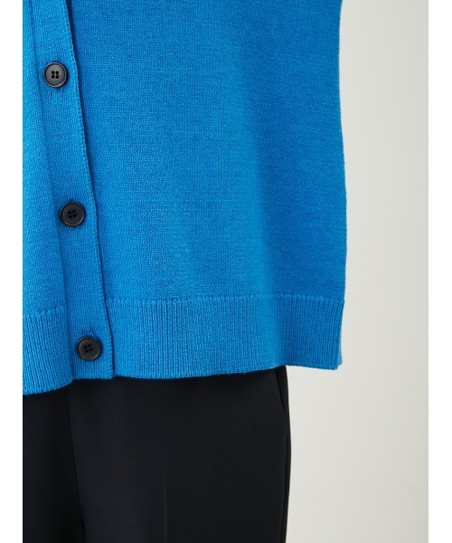 「Mila Owen」 ニットカーディガン 0 ブルー レディース_画像8