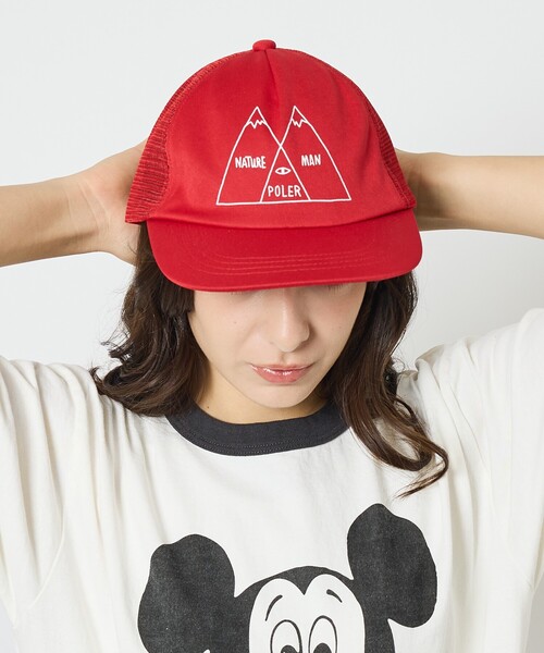 POLeR（ポーラー） メッシュキャップ キャップ 帽子 メンズ 「POLER