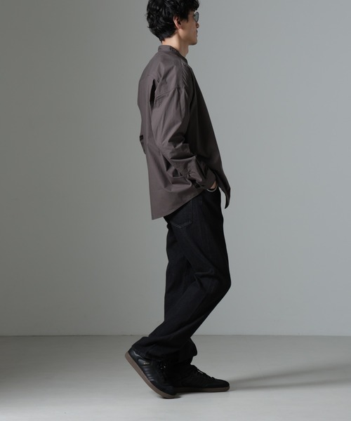 「NANO universe」 デニムパンツ L ライトブルー メンズ_画像3