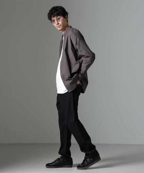 「NANO universe」 デニムパンツ L ライトブルー メンズ_画像6