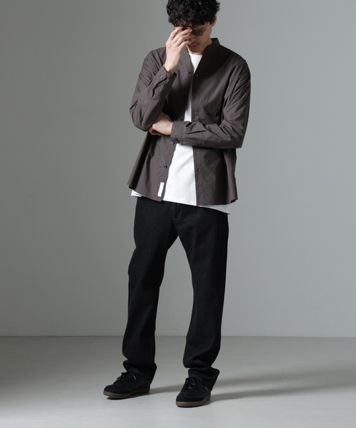 「NANO universe」 デニムパンツ L ライトブルー メンズ_画像8