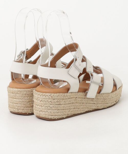 「Clarks」 ヒールサンダル 23.5cm ベージュ レディース_画像2