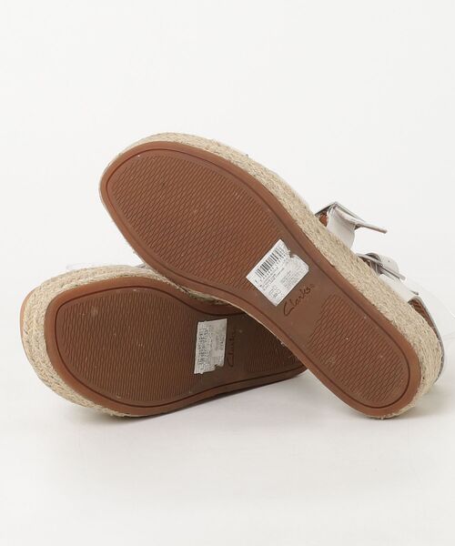 「Clarks」 ヒールサンダル 23.5cm ベージュ レディース_画像3