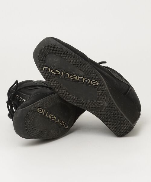 「NO NAME」 ローカットスニーカー 38 ブラック レディース_画像3