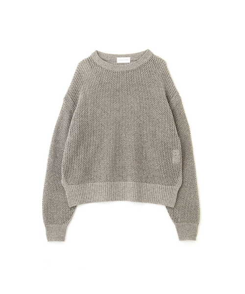 「human woman」 長袖ニット MEDIUM ベージュ レディース_画像2
