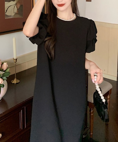 ワンピース フリル半袖ワンピース : ZOZOTOWN Yahoo!店 - 通販 - Yahoo
