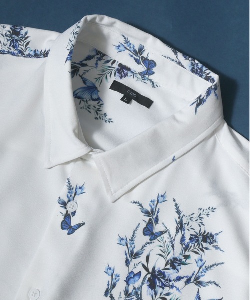 「ANPAS」 長袖シャツ M ホワイト系その他3 メンズ_画像6