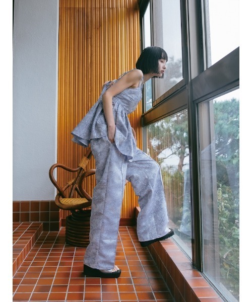 「sahara」 パンツ FREE ブルー レディースの画像