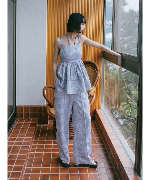 「sahara」 パンツ FREE ブルー レディースの画像