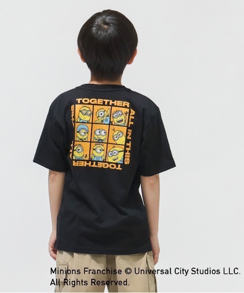 tシャツ ファインプラス ミニオンズ KIDS スクエアパネルTシャツ