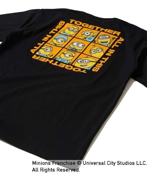 tシャツ ファインプラス ミニオンズ KIDS スクエアパネルTシャツ