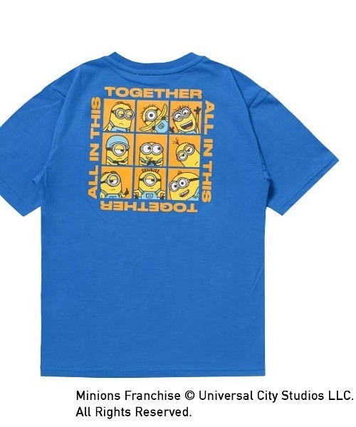 tシャツ ファインプラス ミニオンズ KIDS スクエアパネルTシャツ