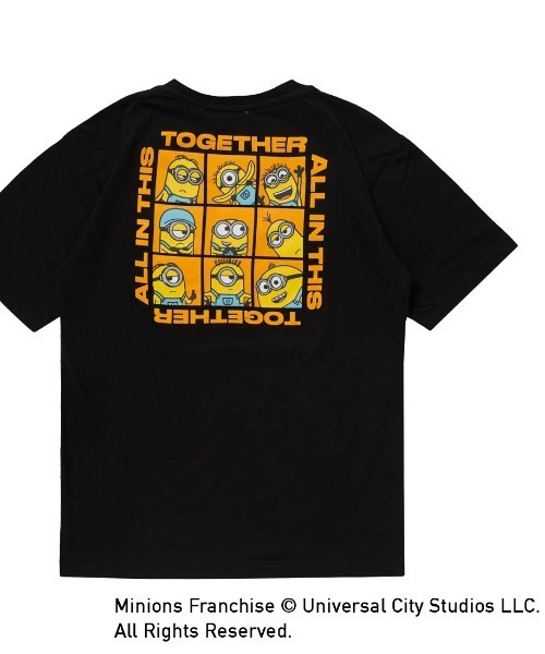 tシャツ ファインプラス ミニオンズ KIDS スクエアパネルTシャツ