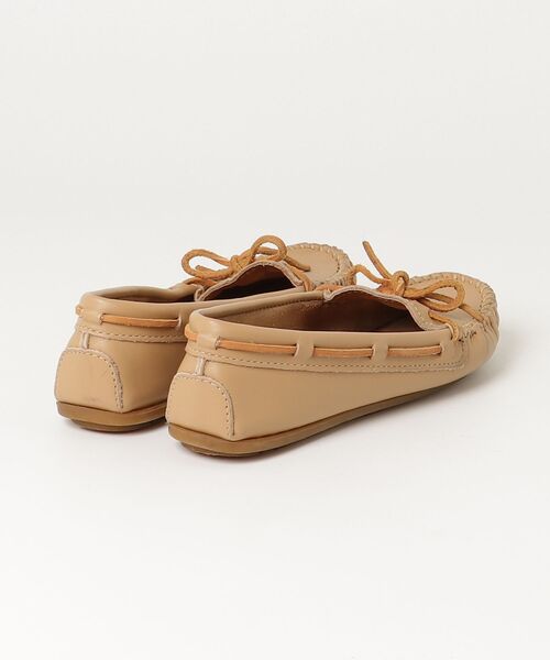 「Minnetonka」 モカシンシューズ US7 ベージュ レディース_画像2