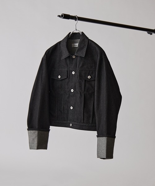 「Lui's」 デニムジャケット 1 インディゴブルー メンズ_画像8